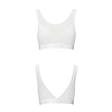 Топ с прозрачной вставкой Passion PS002 TOP XL, white