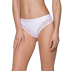Трусики с прозрачной вставкой Passion PS002 PANTIES M, white