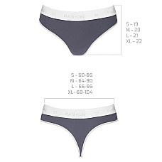 Спортивные трусики-стринги Passion PS007 PANTIES L, dark grey