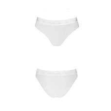 Трусики с прозрачной вставкой Passion PS006 PANTIES S, white