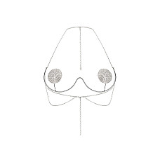 Украшение на грудь Obsessive Kisselie jewelry bra (мятая упаковка!!!)