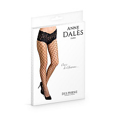 Чулки Anne De Ales DELPHINE T1 Black (мятая упаковка)