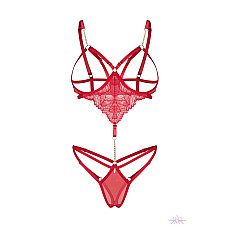 Боди Obsessive Matildea crotchless teddy L/XL
