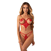 Боди Obsessive Matildea crotchless teddy L/XL