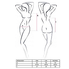 Распродажа!!! Боди BRIDA BODY black L/XL - Passion Exclusive