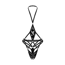 Боди Obsessive Keira Lise crotchless teddy L/XL