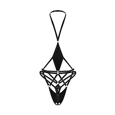 Боди Obsessive Keira Lise crotchless teddy L/XL