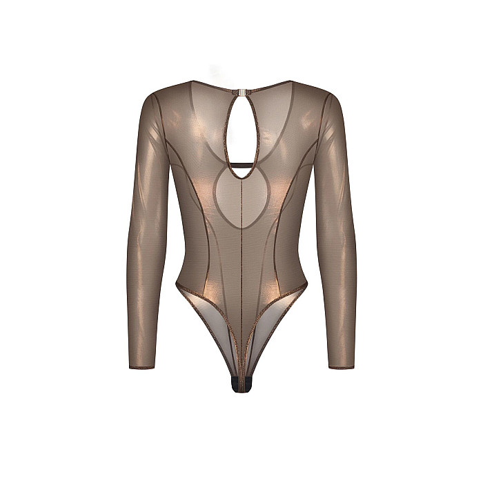 Боді Obsessive Soranna long-sleeved teddy S/M