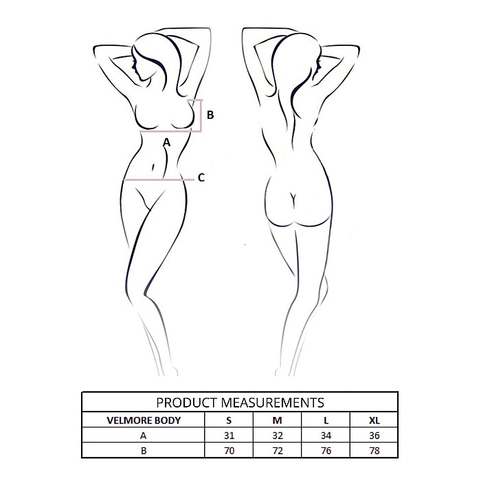 Боди Passion VELMORE BODY violet L