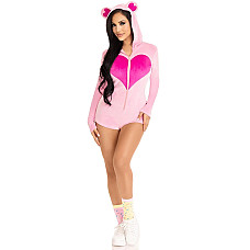 Комбинезон "Сладкий мишка" Leg Avenue Sweetheart Bear Velvet Romper S