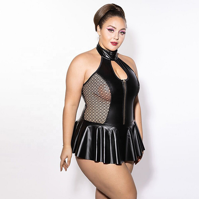 Боди JSY P61158 Black Plus Size