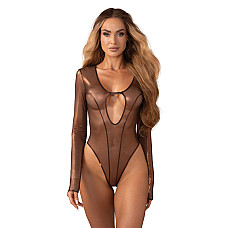 Боди Obsessive Soranna long-sleeved teddy 2XL/3XL