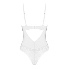 Боди Obsessive Alissium Teddy XS/S, лиф с мягкой чашкой, высокие вырезы для ног