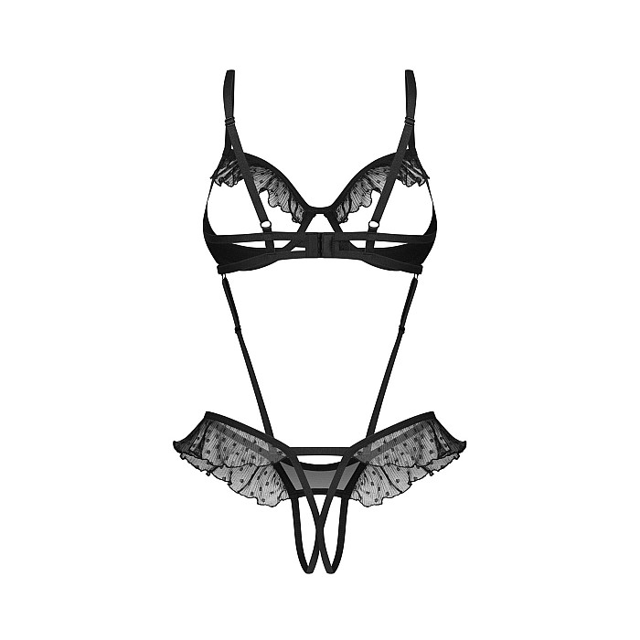 Боді Obsessive Carrola crotchless teddy S/M