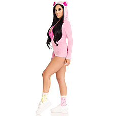 Комбинезон "Сладкий мишка" Leg Avenue Sweetheart Bear Velvet Romper XS