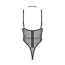 Боді Obsessive Anniverse Special crotchless teddy L/XL