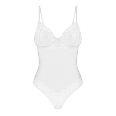 Боди Obsessive Alissium Teddy XL/2XL, лиф с мягкой чашкой, высокие вырезы для ног