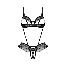 Боді Obsessive Carrola crotchless teddy L/XL