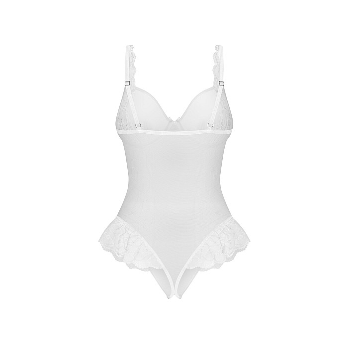 Боді Obsessive Weddya crotchless teddy S/M