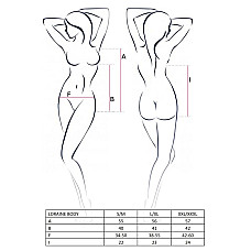 Распродажа!!! Боди LORAINE BODY red L/XL - Passion Exclusive