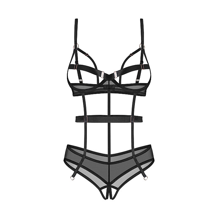 Боди Obsessive Euridia crotchless teddy XS/S