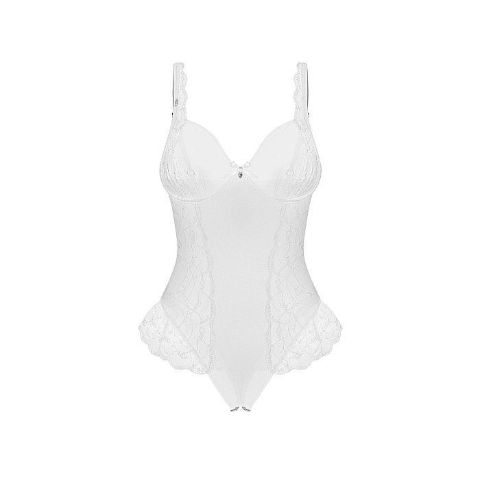 Боді Obsessive Weddya crotchless teddy L/XL