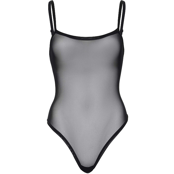 Боді Leg Avenue Cami bodysuit with thong Black S/M
