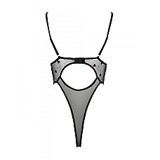 Еротичний боді з малюнком Passion LOVELIA BODY L/XL, black