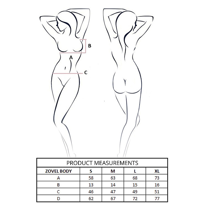 Боди Passion ZOVEL BODY light pink XL