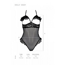 Боді DOLLY BODY black XXL/XXXL Passion