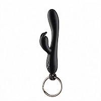 Брелок вібратор-кролик Diverty Sex Black
