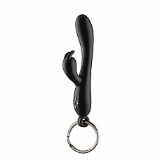 Брелок вібратор-кролик Diverty Sex Black