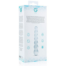 Стеклянный дилдо в виде бусин Gildo Glass Dildo No. 19