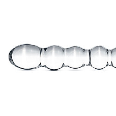 Стеклянный дилдо в виде бусин Gildo Glass Dildo No. 19