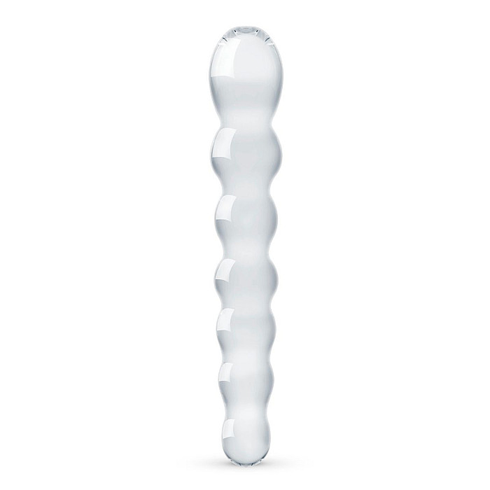 Скляний дилдо у вигляді намистин Gildo Glass Dildo No. 19