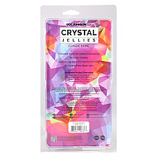 Фаллоимитатор Doc Johnson Crystal Jellies - 7.5 Inch Dong - Rainbow