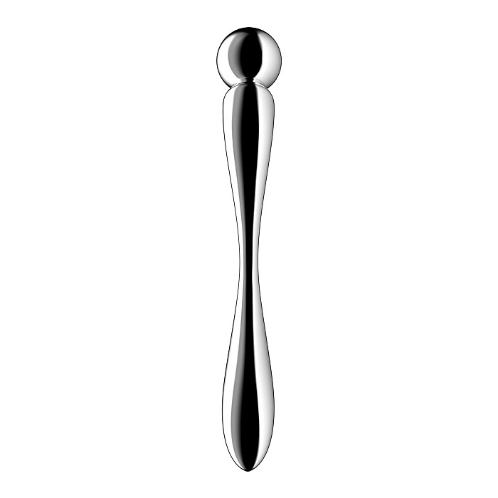 Металлический дилдо Satisfyer Star Force 2, двусторонний, можно нагревать и охлаждать