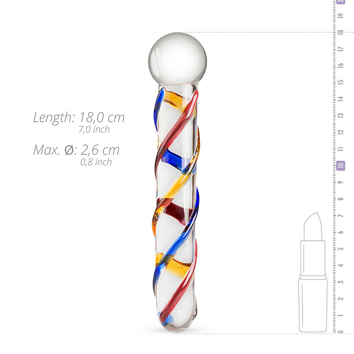Скляний дилдо Gildo Glass Dildo No. 10
