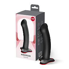 Фалоімітатор Fun Factory MAGNUM Black, дуже гнучкий, довжина 18,3 см, діаметр 3,7 см