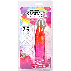 Дилдо Doc Johnson Crystal Jellies - 7.5 Inch Classic Dong - Rainbow