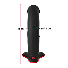 Фалоімітатор Fun Factory THE BOSS STUB, чорний, реалістична текстура, довжина 17,9 см, діаметр 4,1см