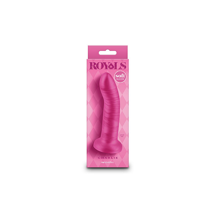 Дилдо NS Novelties Royals - 5" Charlie - Metallic Pink