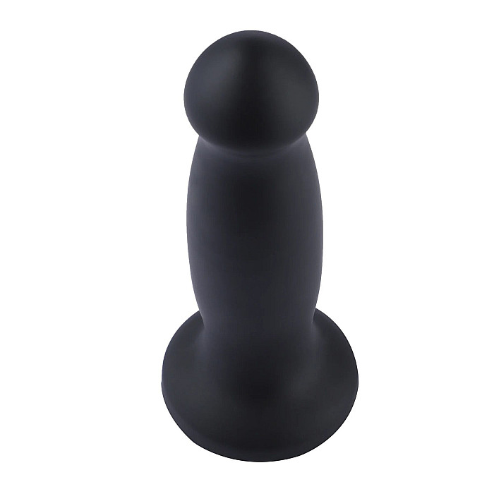 Силиконовый дилдо для секс-машин Hismith 7.2" Black Silicone Anal Dildo, система KlicLok