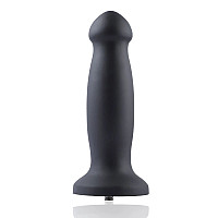 Силіконовий фалоімітатор для секс-машин Hismith 7.2" Black Silicone Anal Dildo, система KlicLok