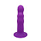 Дилдо з присоскою Adrien Lastic Hitsens 3 Purple, відмінно для страпона, діам. 4,1см, довжина 18,2см