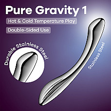 Металевий дилдо Satisfyer Pure Gravity 1
