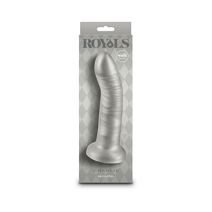 Дилдо NS Novelties Royals - 7" Charlie - Metallic Champagne