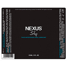 Густой анальный лубрикант Nexus Slip Anal (250 мл.) на водной основе, супер для анальных игрушек