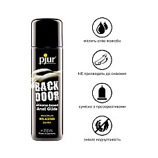 Анальный лубрикант pjur BACK DOOR Relaxing 250 мл, на силиконовой основе, с маслом жожоба
