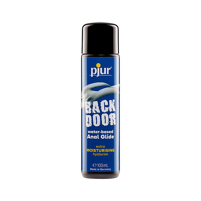 Анальный лубрикант pjur BACK DOOR Moisturising 100 мл, на водной основе, с гиалуроном, эффект силикона